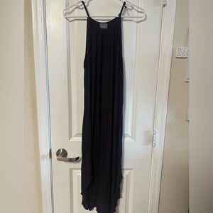 Olivia Rae Chocolate Brown Sleeveless Maxi Dress